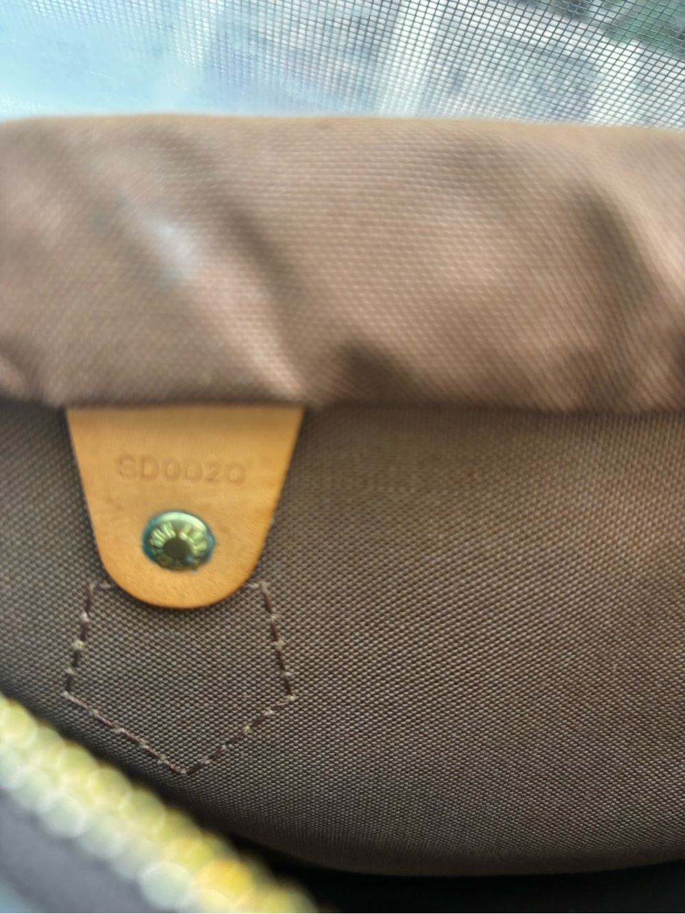 Louis Vuitton Monogram Canvas Satchel with Tan Leather Handles - Picture 14 of 16